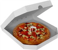 Plastový distanční stojánek do pizza krabic 3 cm